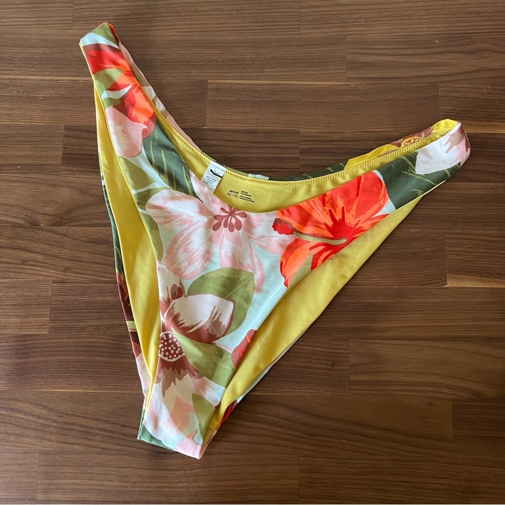 NWT Aerie Super High Cut Cheekiest Brazilian Swimsuit Bikini bottom, XXL - Picture 2 of 7